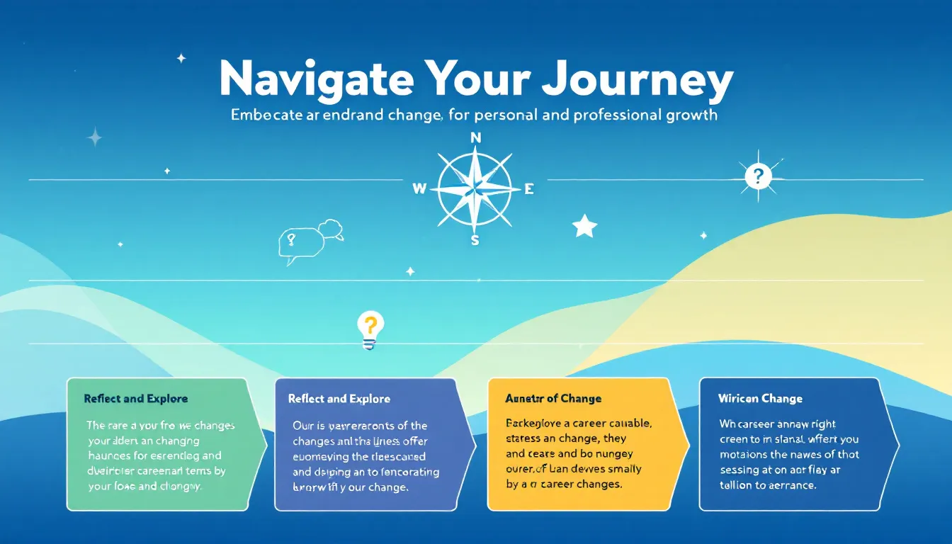 Embracing change for personal and professional growth, highlighting the journey of career change.