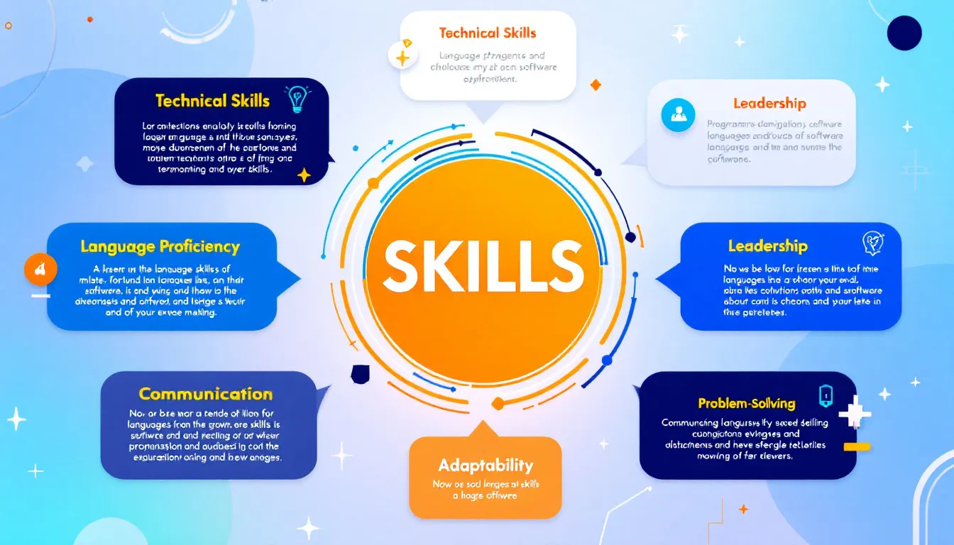 An example of a well-structured skills section on a resume.