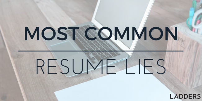 Most common resume lies