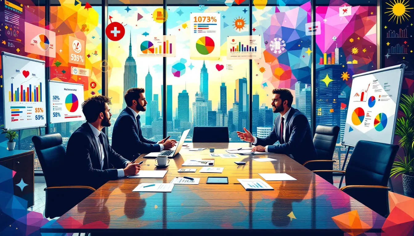Consultants discussing strategies for high paying legal and consulting services.