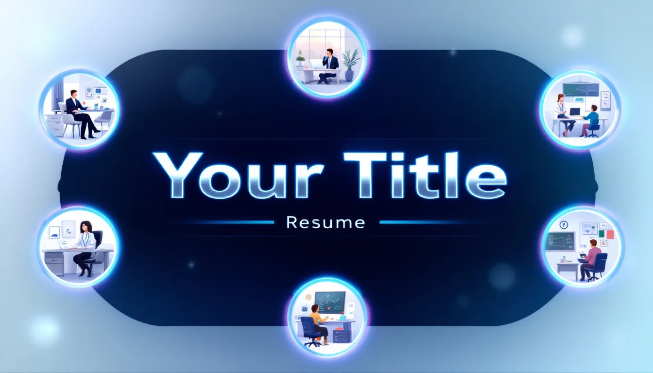 A visual guide on tailoring your resume title for different job applications.