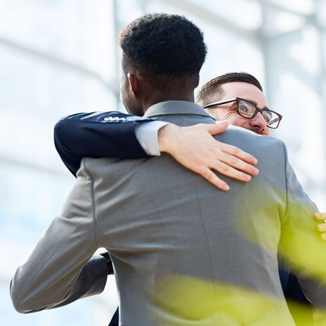 A candid discussion about hugging in the workplace