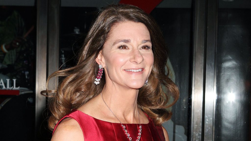 melinda gates red dress Bill & Melinda Gates Foundation Faces Turmoil From Divorce
